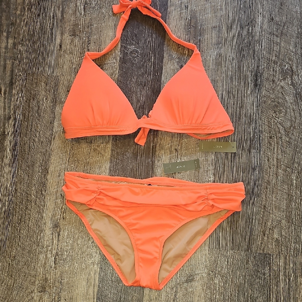 🏖🌊J.CREW Orange Bikini🏝